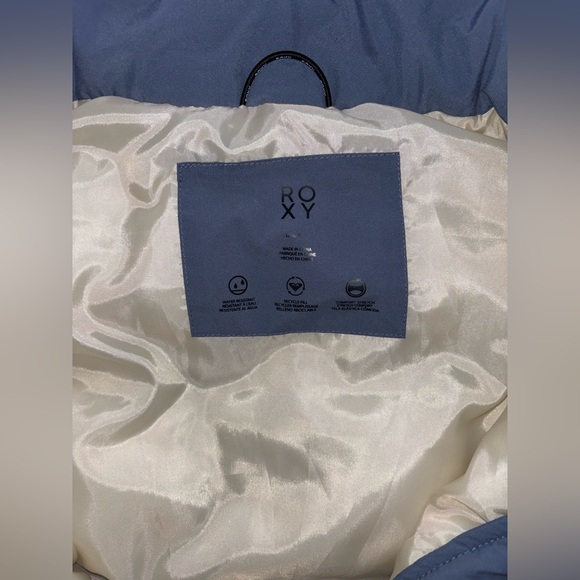 Roxy Light Blue Hooded Vest - Picture 2 of 4